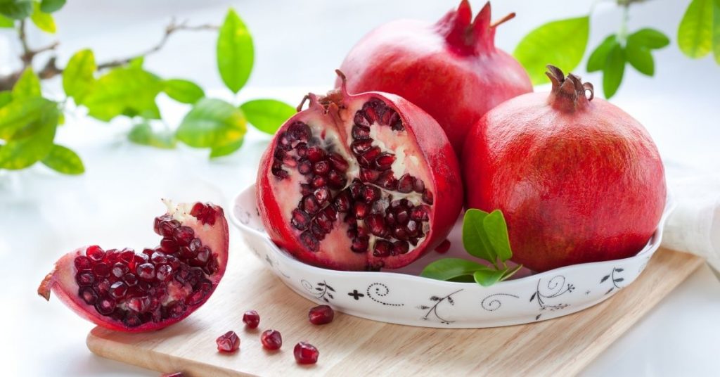 Pomegranates are an excellent source of iron