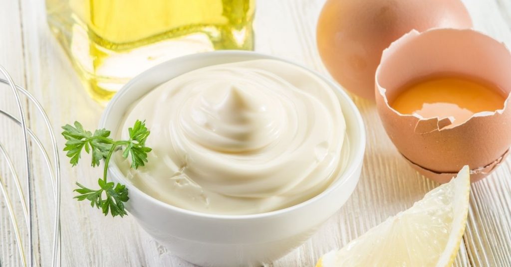 Facial Mask With Mayonnaise