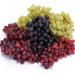 Mix Grapes White background