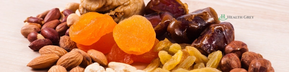 Dried fruits and nuts