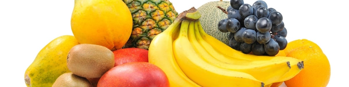 rich carbs fruits low in calories 